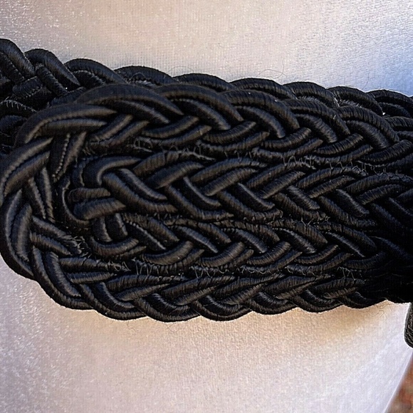 NEW!Juliana Collezione NY Designer Belt Black Braided Style 36 in. Adjustable main image 6